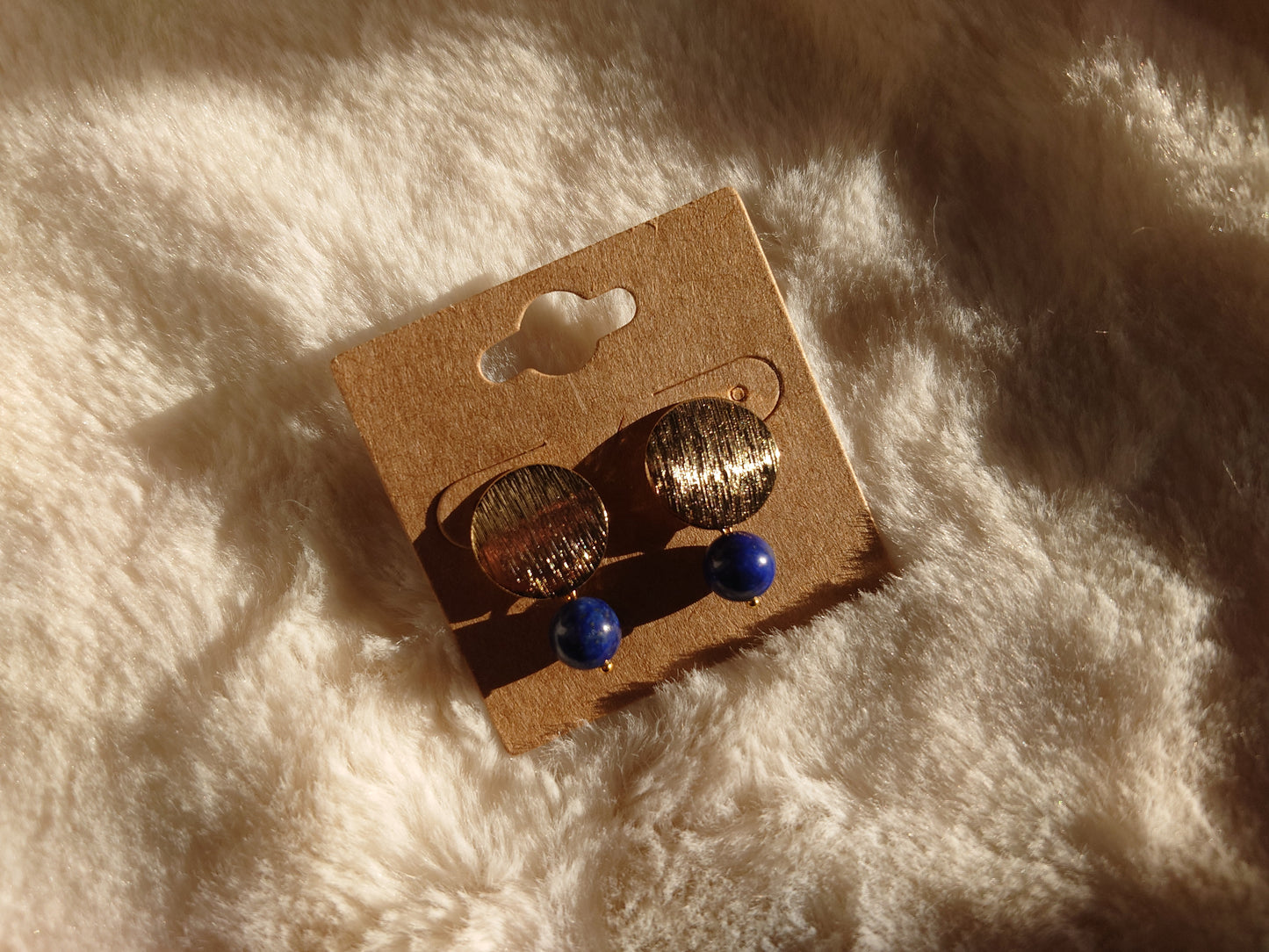 18K Kultaa & Platinaa Pinnoitetut Pyöreät Korvakorunapit, 15 mm – 4 kpl setti