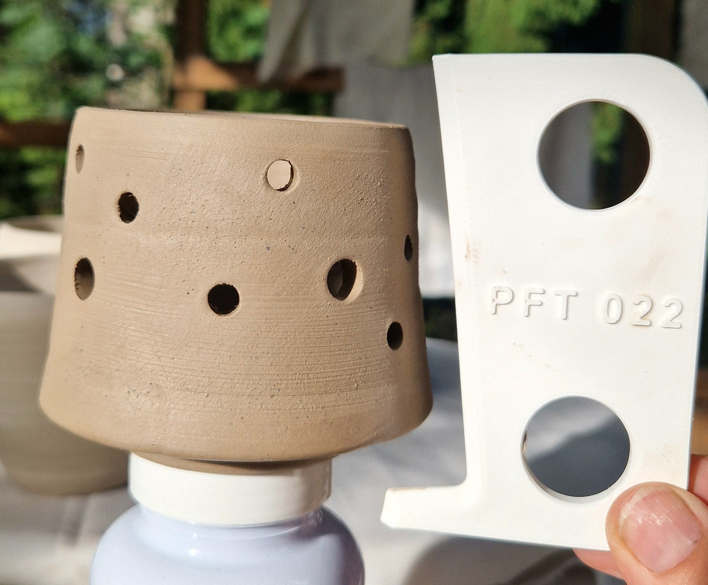 Pottery Rib Tool for Footring – Wheel Throwing | 3D Printed PLA