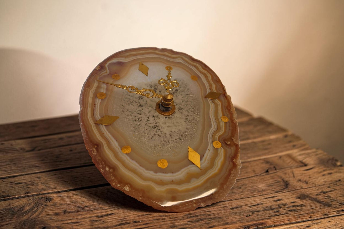 Vintage Agate Clock