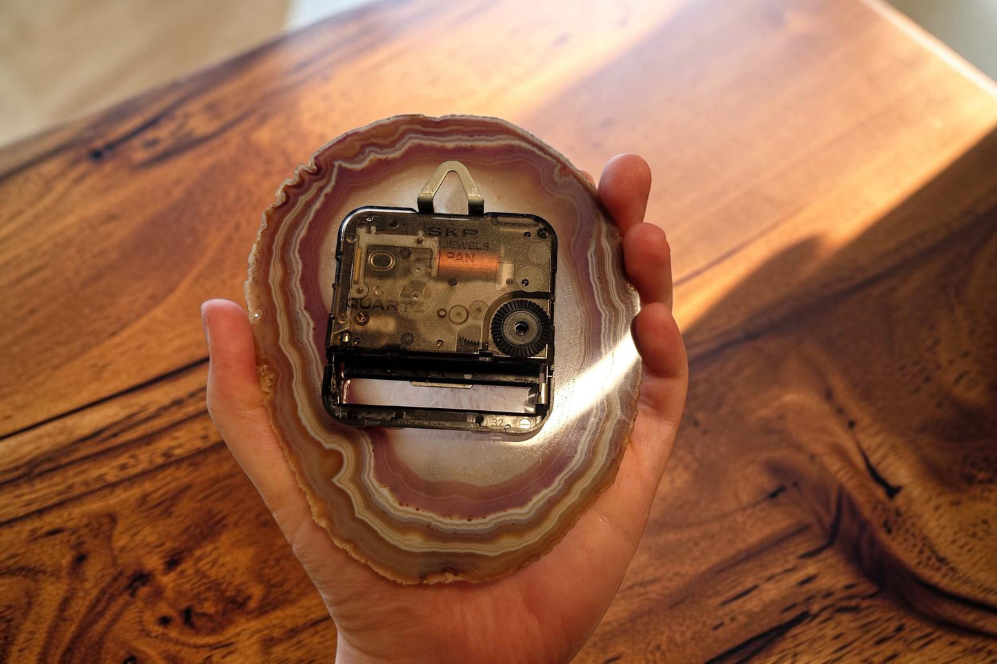 Vintage Agate Clock