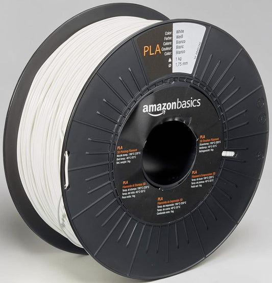 Amazon Basics PLA-filamentti – Valkoinen, 1.75 mm (1 kg)