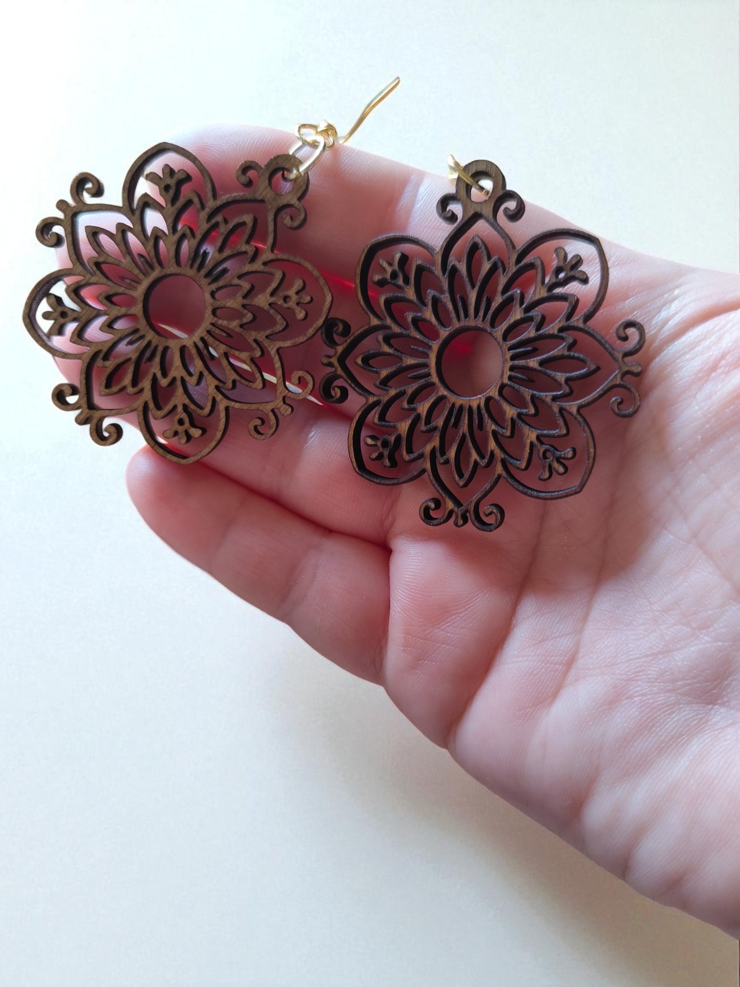 Rustic Mandala Blossoms - Puiset mandalakorvakorut