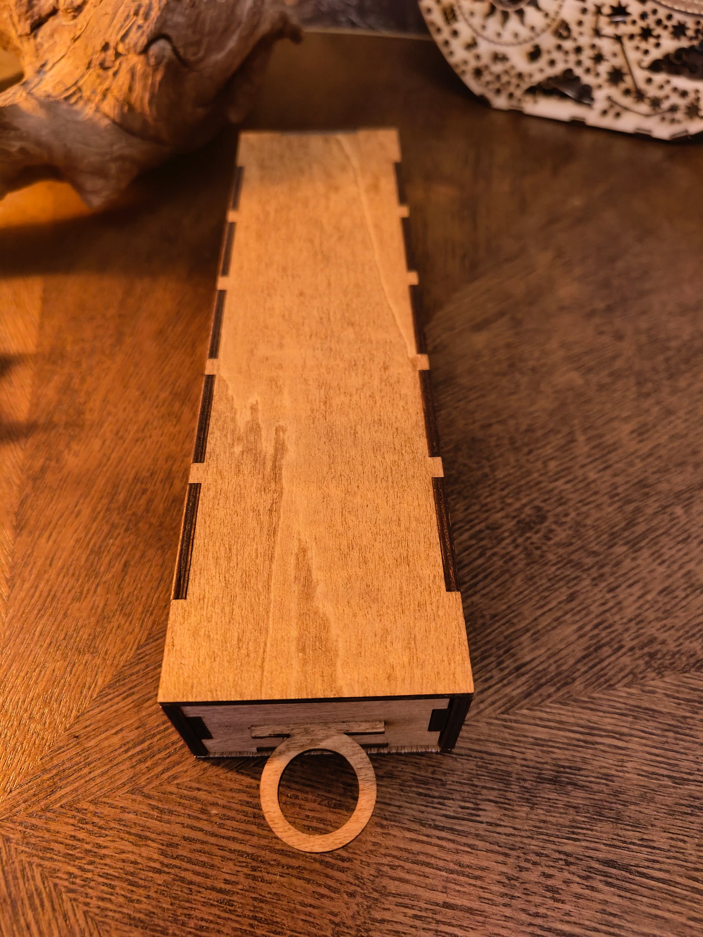 Christmas Gift Set – Handmade Birch Plywood Box & Candy Cinnamon Incense