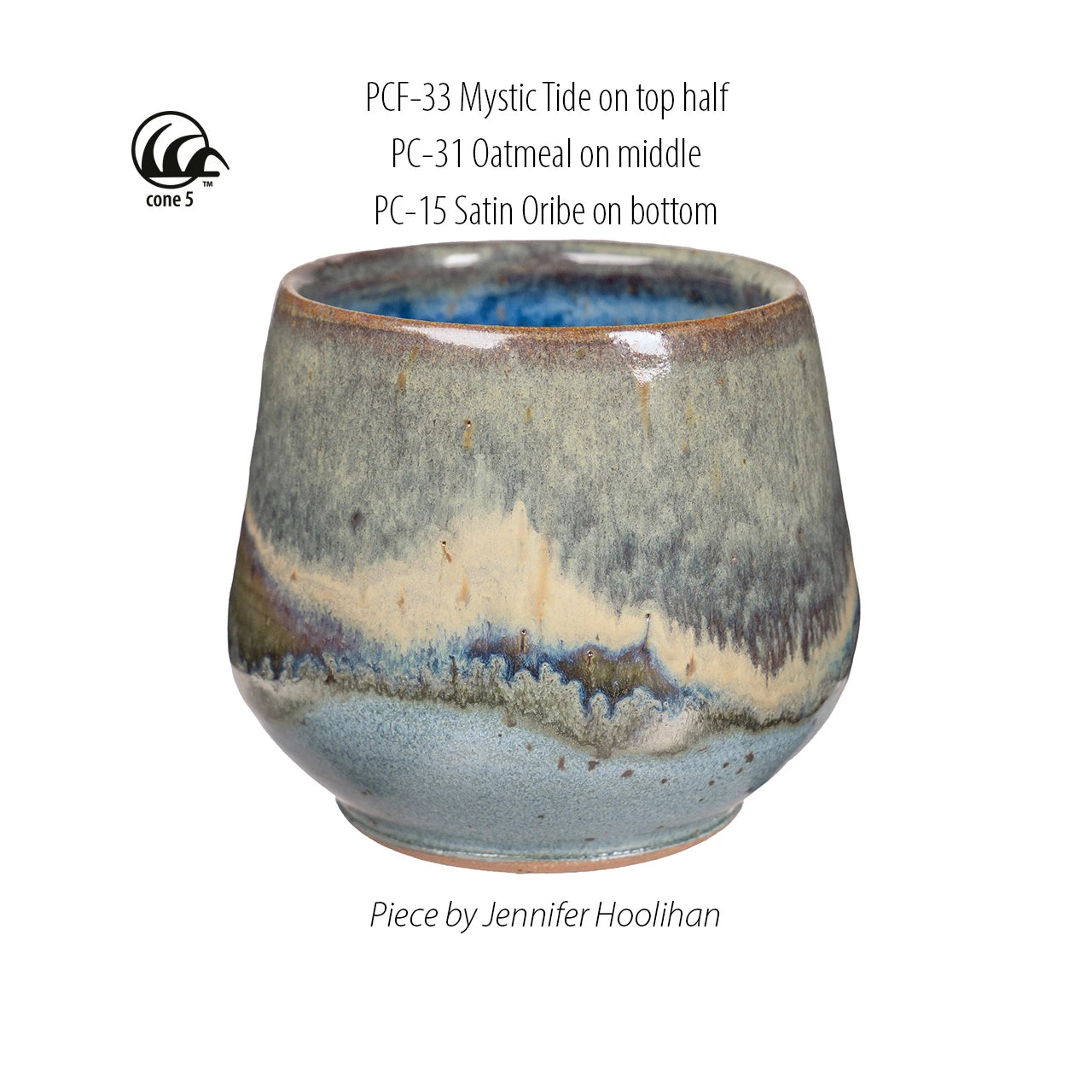 Potter's Choice: AMACO PC-31 Oatmeal – Kivitavaralasite (Sivellinlasite), 472 ml