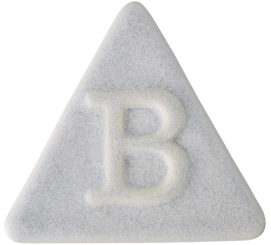 BOTZ 9861 Concrete Grey stoneware glaze test tile
