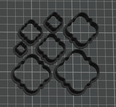 7-osainen marokkolainen leikkurisetti – perinteisistä arabialaisista kuvioista inspiroitunut