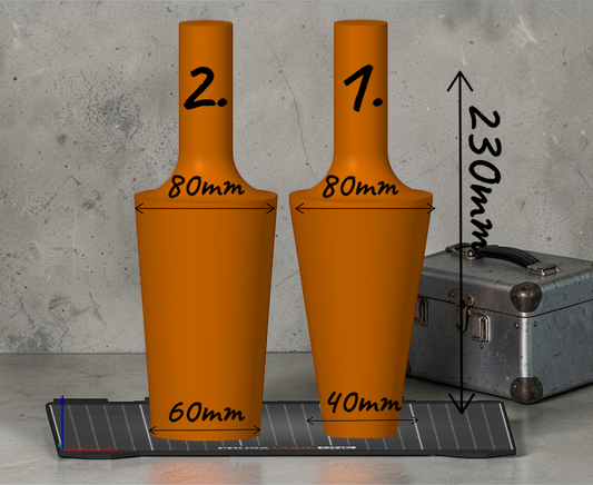 Clay Support Mold (vase) - 2 designs
