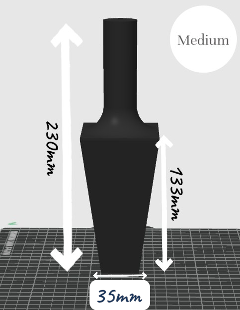 Clay Support Mold - Vase with sharp edges