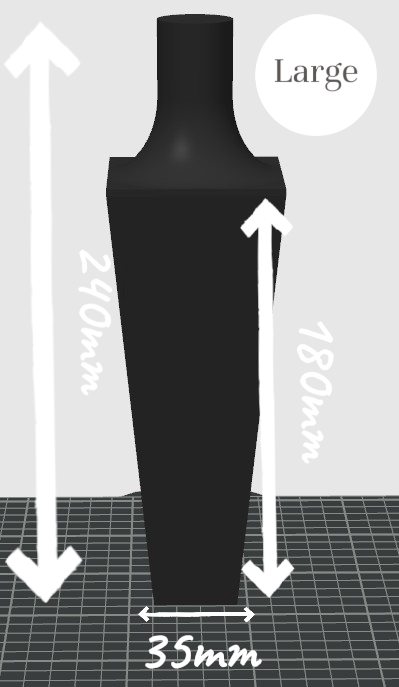 Clay Support Mold - Vase with sharp edges
