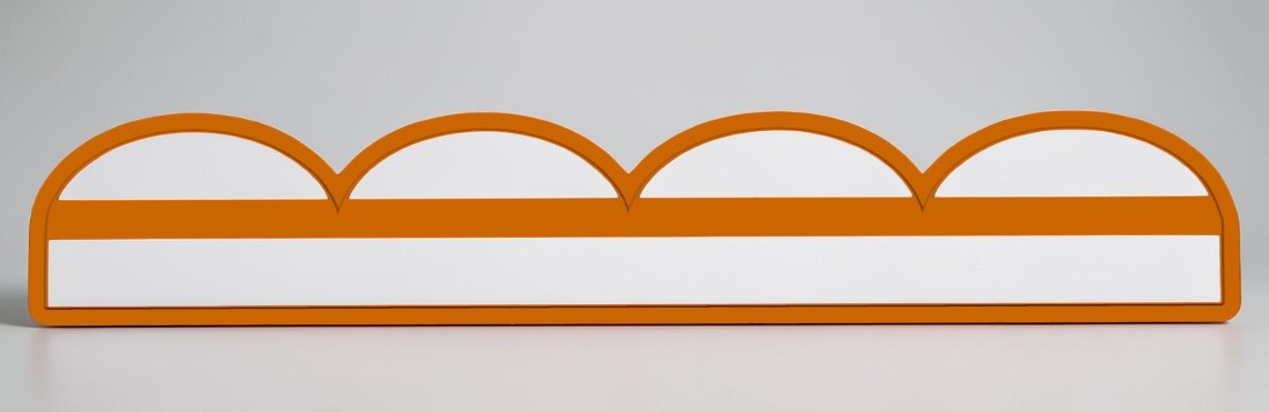 Low Scallop Border Strip Clay Cutter | 3D Printed Pottery Tool