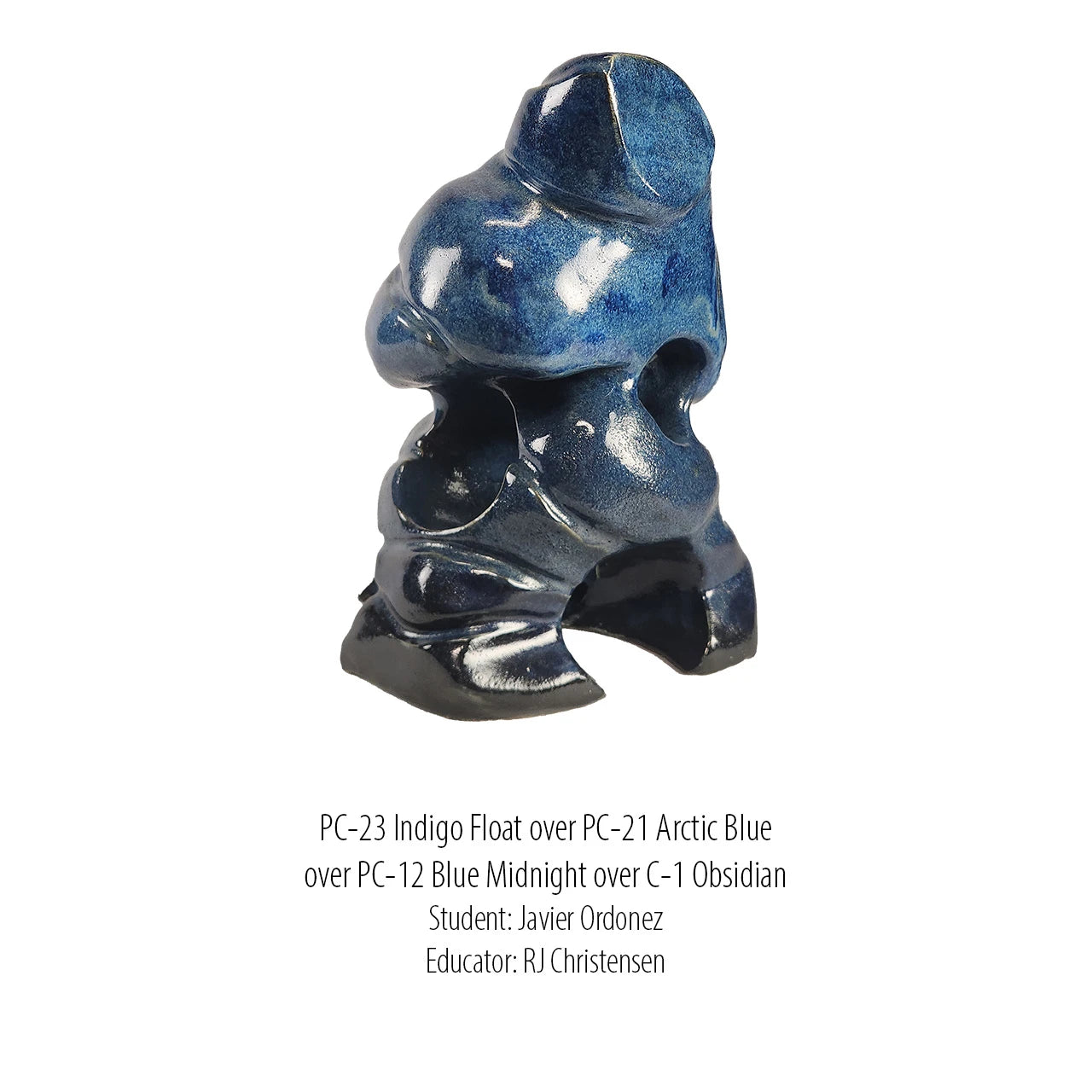 Potter's Choice: AMACO PC-23 Indigo Float – Kivitavaralasite (Sivellinlasite), 472 ml