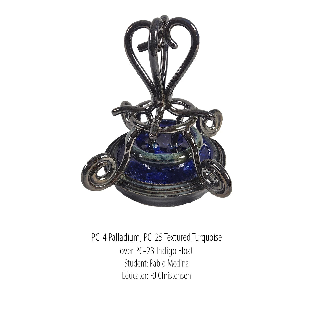Potter's Choice: AMACO PC-23 Indigo Float – Kivitavaralasite (Sivellinlasite), 472 ml