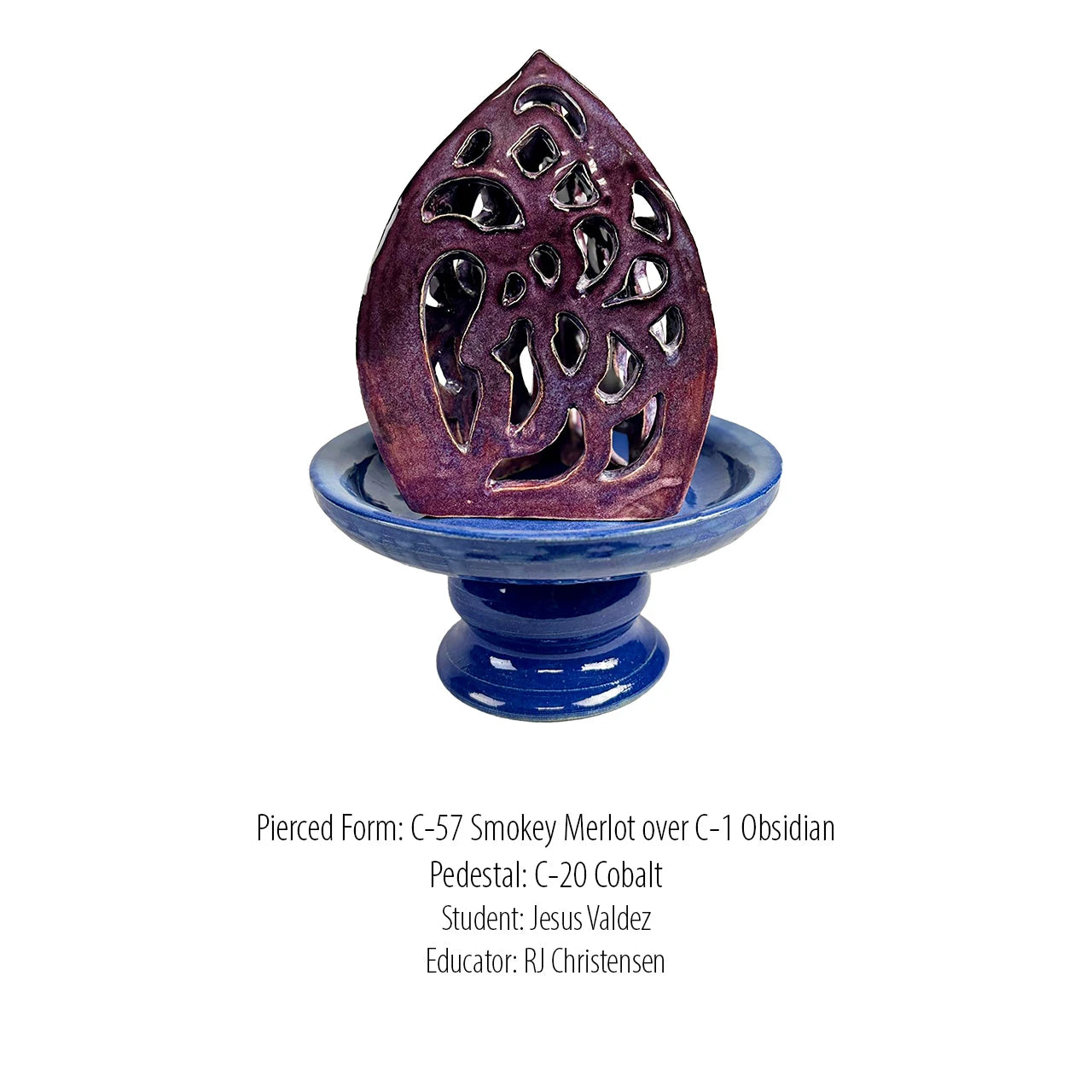 Potter's Choice: AMACO PC-57 Smokey Merlot – Kivitavaralasite (Sivellinlasite), 472 ml
