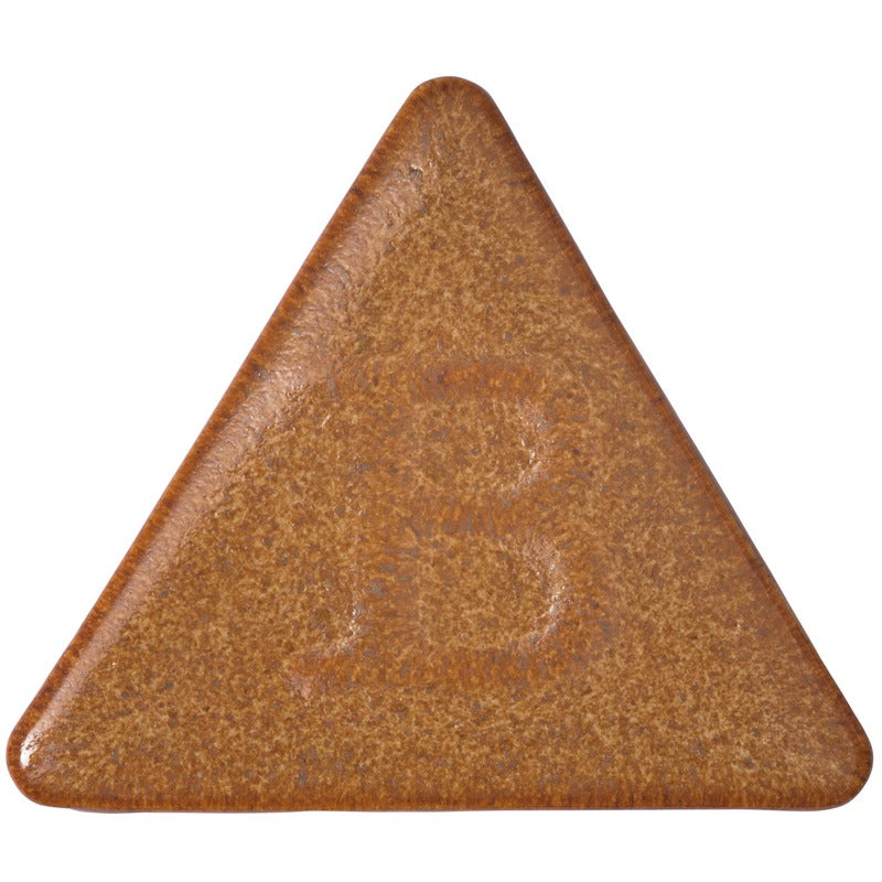 BOTZ 9884 Weasel Brown stoneware glaze test tile