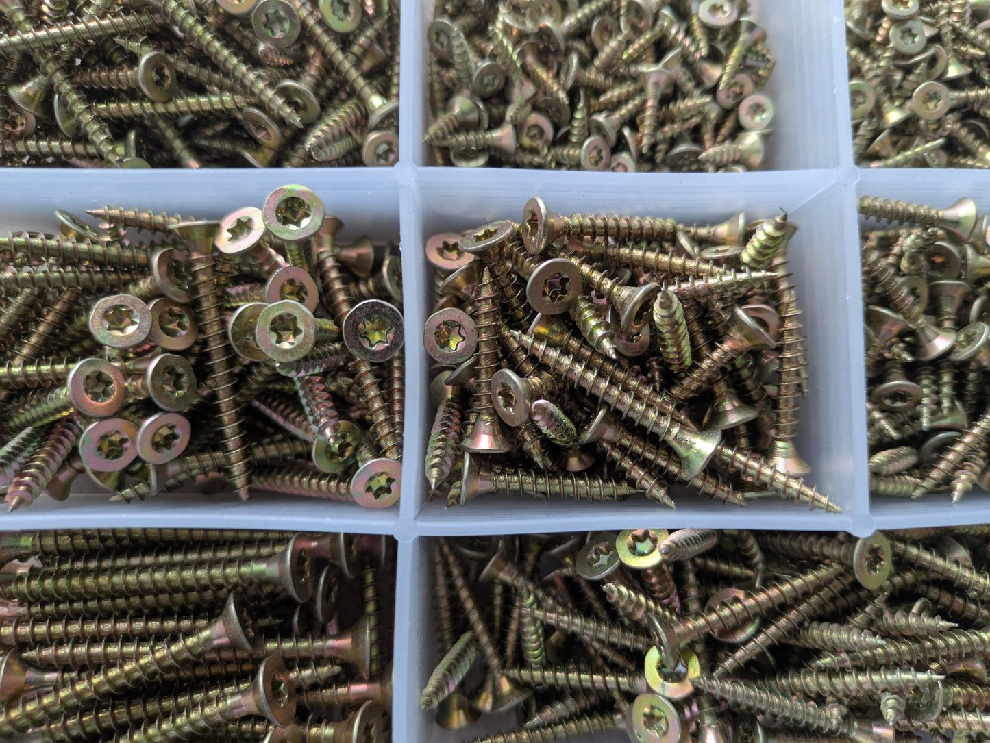 Mini Torx-ruuvisetti – 8 kpl valitsemassasi koossa, lämmin kullansävyinen pinnoite