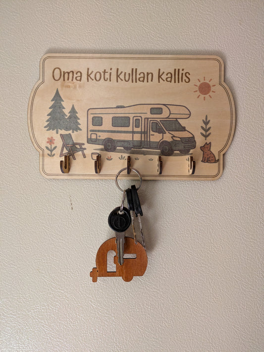 Oma koti kullan kallis – avainnaulakko matkailuautoon