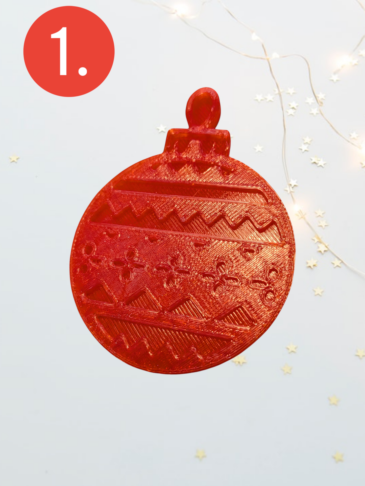 Joulukoristeen leikkurisetti ja leimasin – Yhdisteltävät kuviot