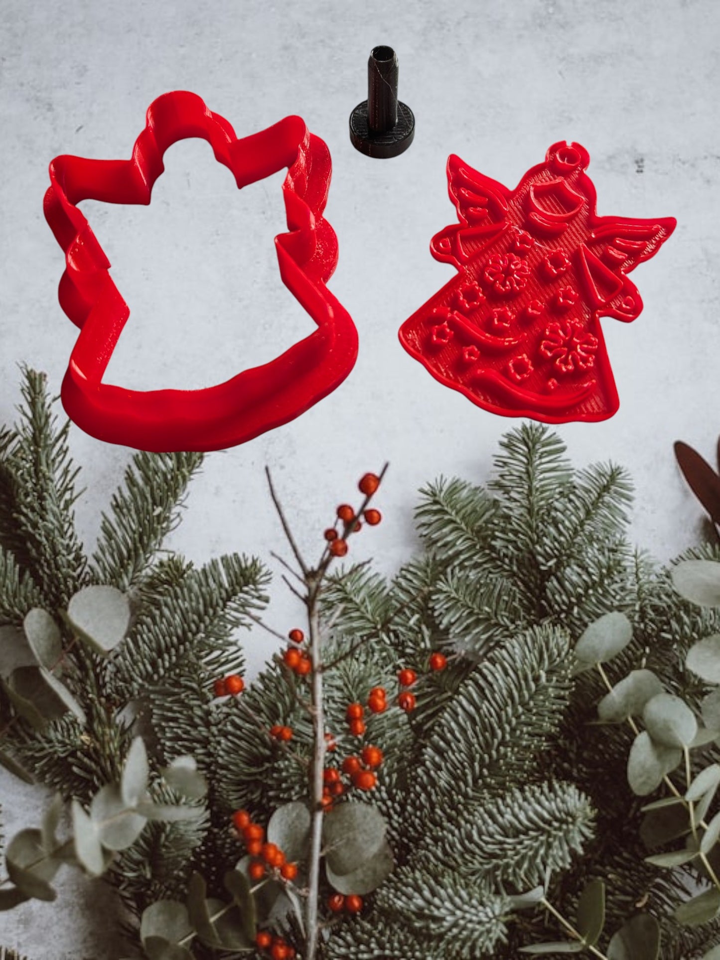 Angel Clay Stamp Cutter – For Ornaments & Gifts