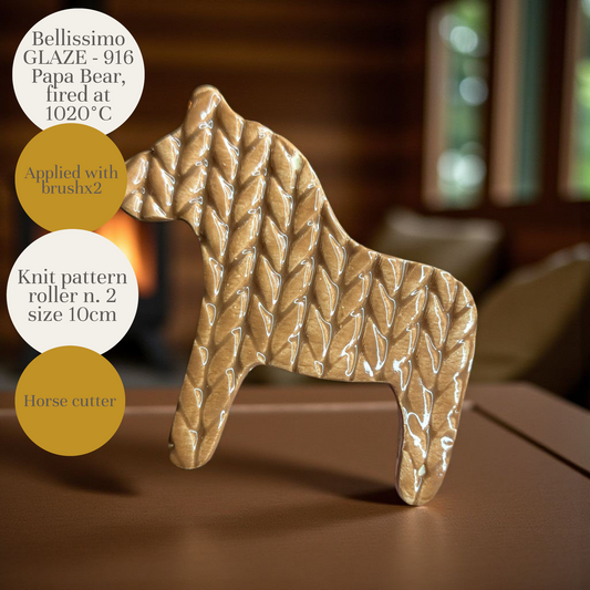 *Laajapolttoinen* Bellissimo Papa Bear lasite