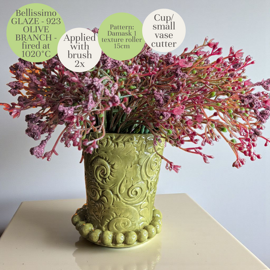 Damask Texture Rollers – Decorative Floral Patterns for Clay