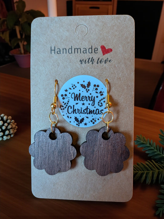 Gingerbread cookie earrings