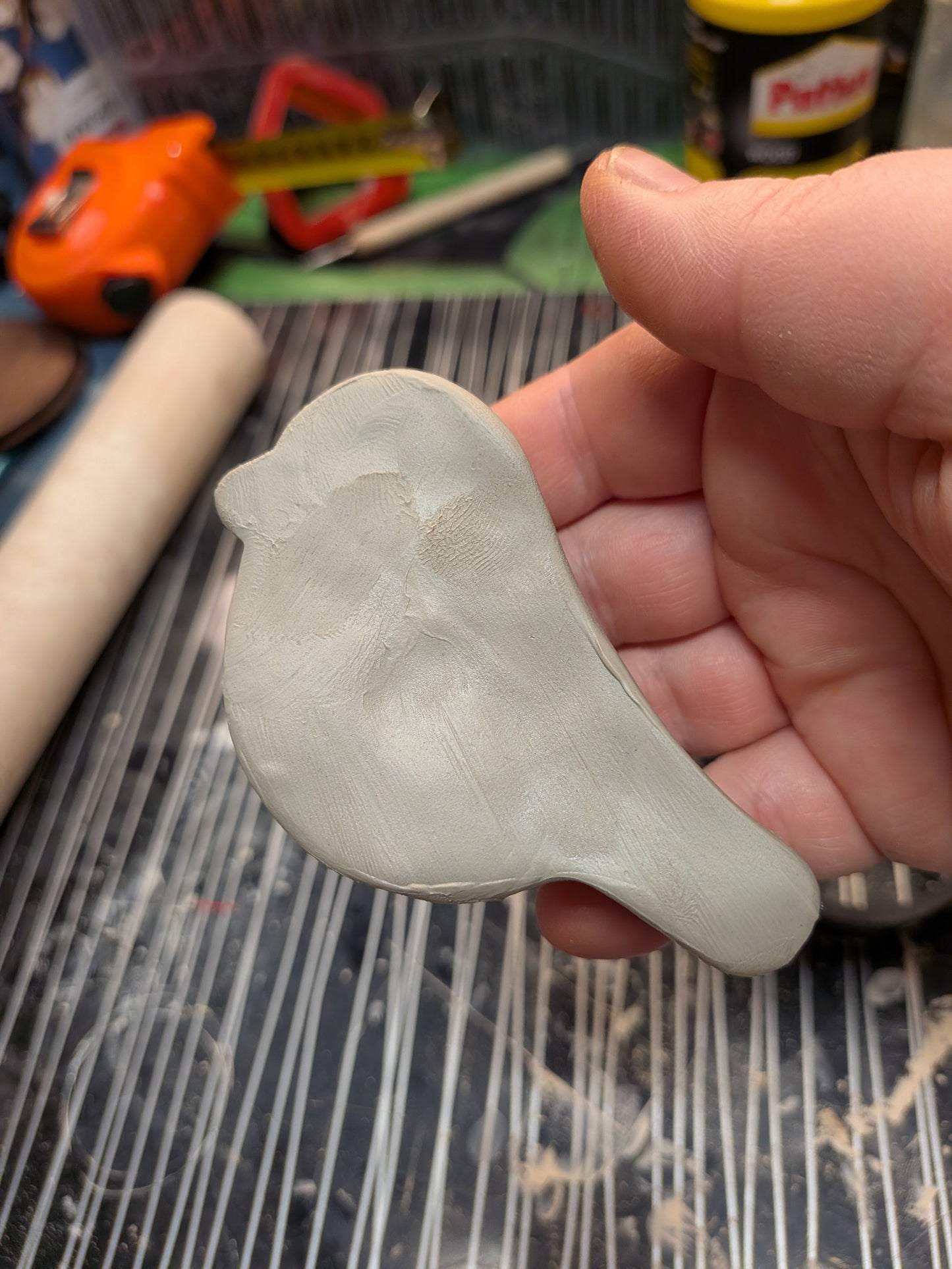 Bird Clay Cutter - extra height for making standing statues