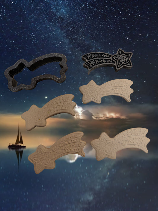 Tähdenlento -savileimasin ja -leikkuri | 3D-tulostettu työkalu savitöihin