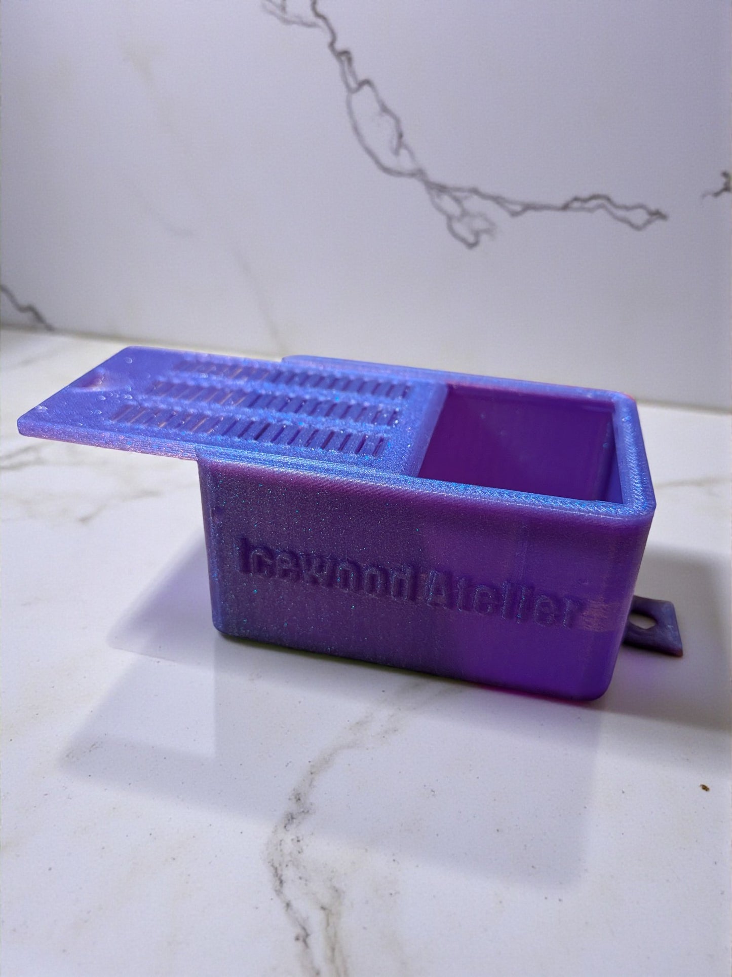 “I love pottery” -maissijauho laatikko liukukannella