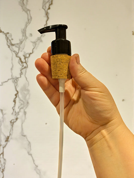 Cork-Top Soap Dispenser Pump – Replacement Pump for Bottles and Jars