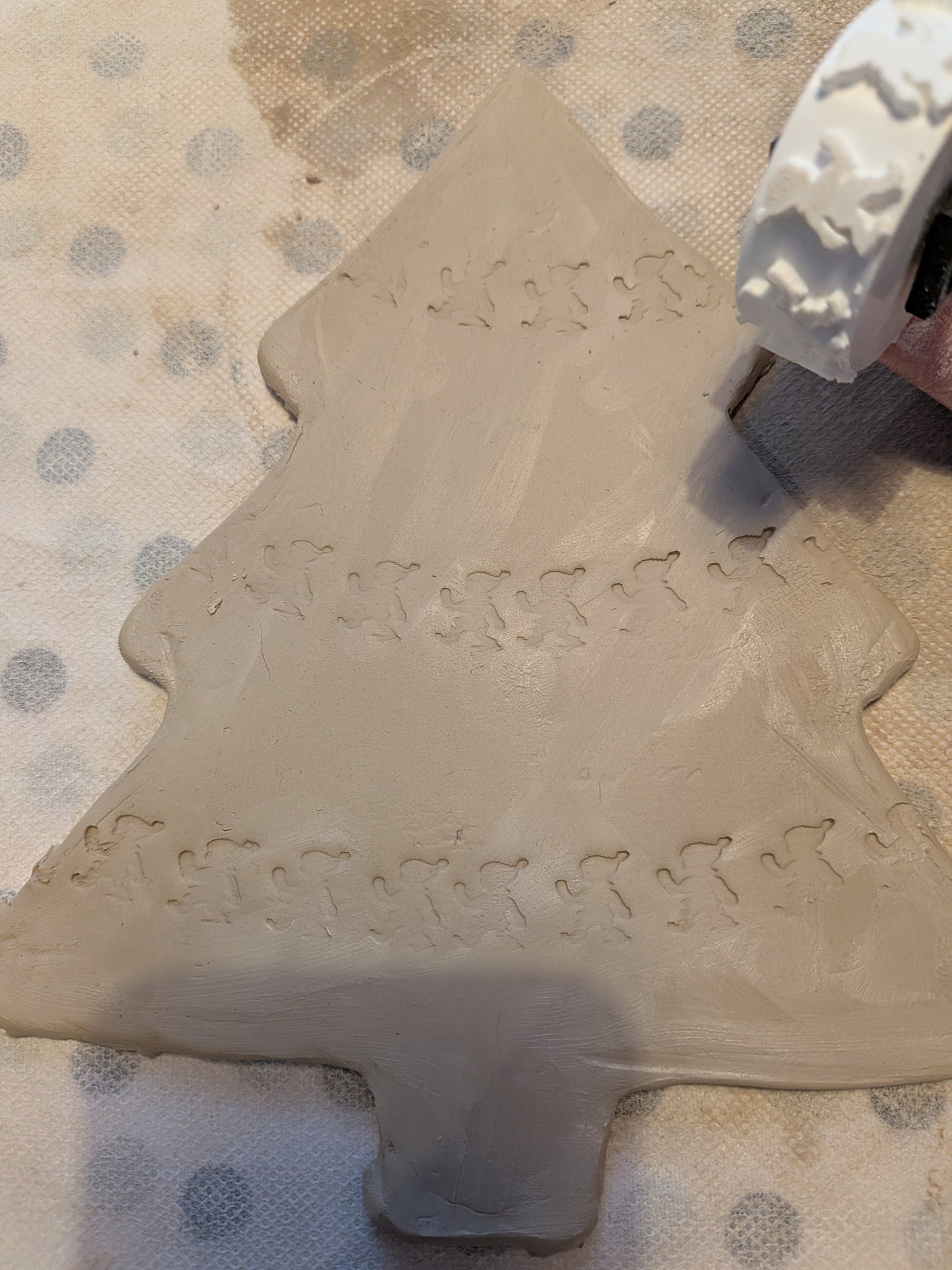 Christmas style Border Texture Roller for Clay