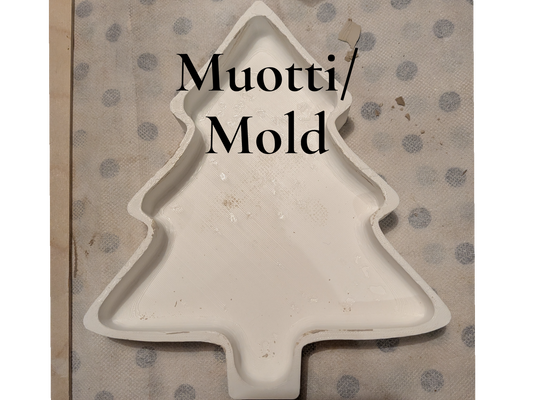 Kuusen muotoinen leikkuri ja muotti