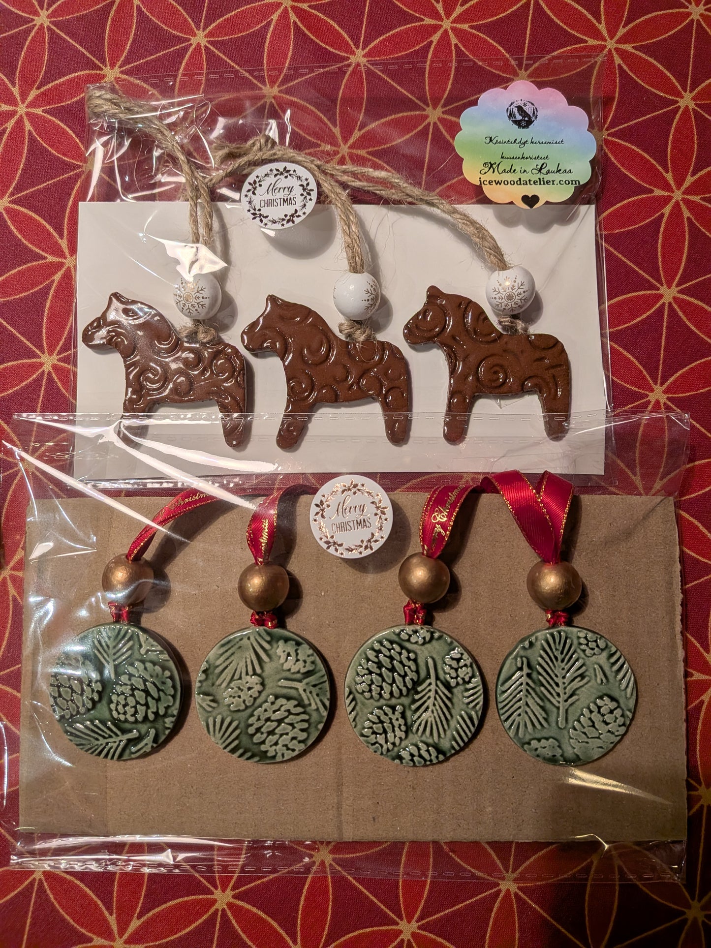 Pienet joulukoristeet, useita malleja / Mia Auer