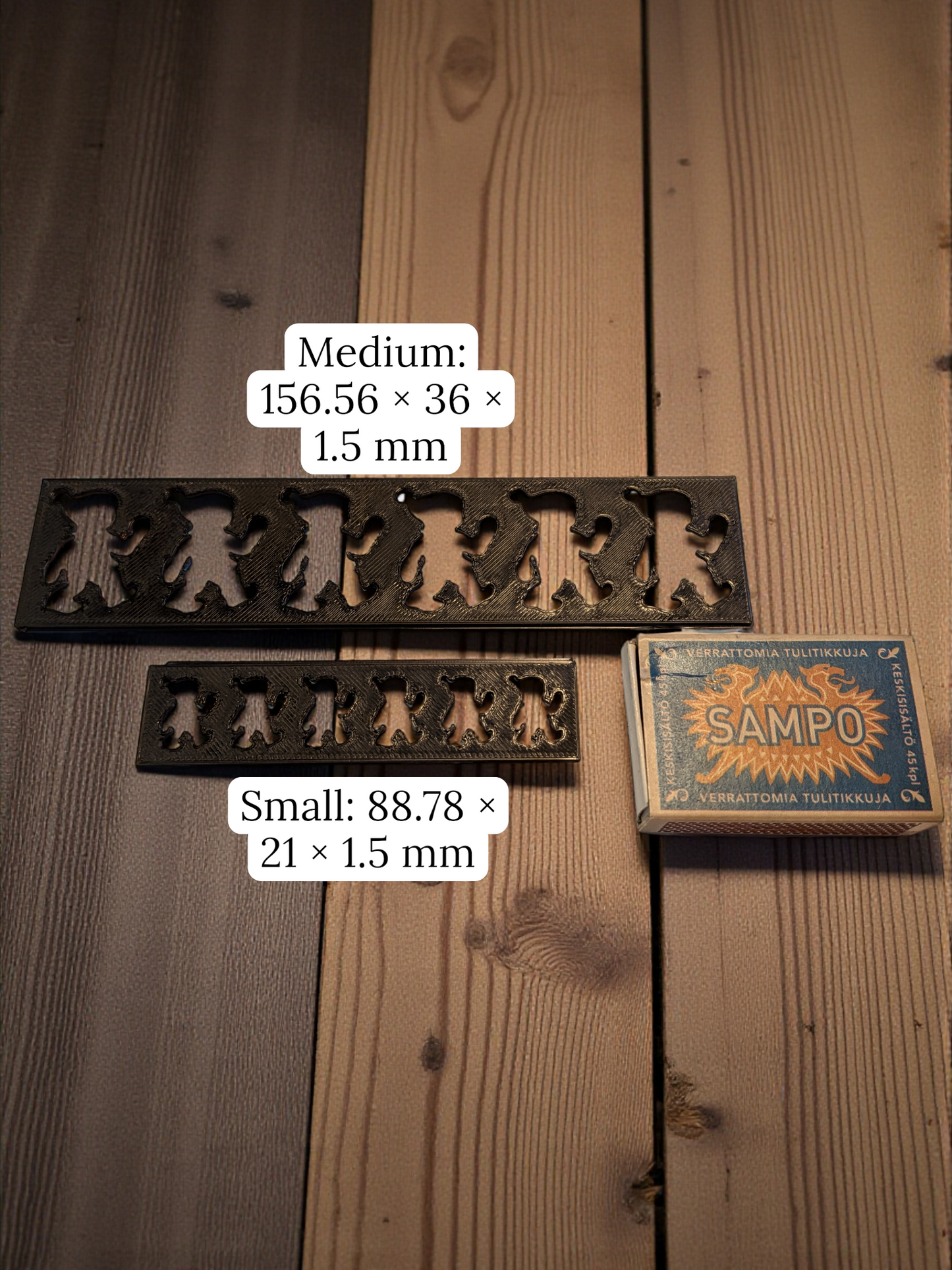 Perinnetonttu-sabluuna – 3 eri kokoa