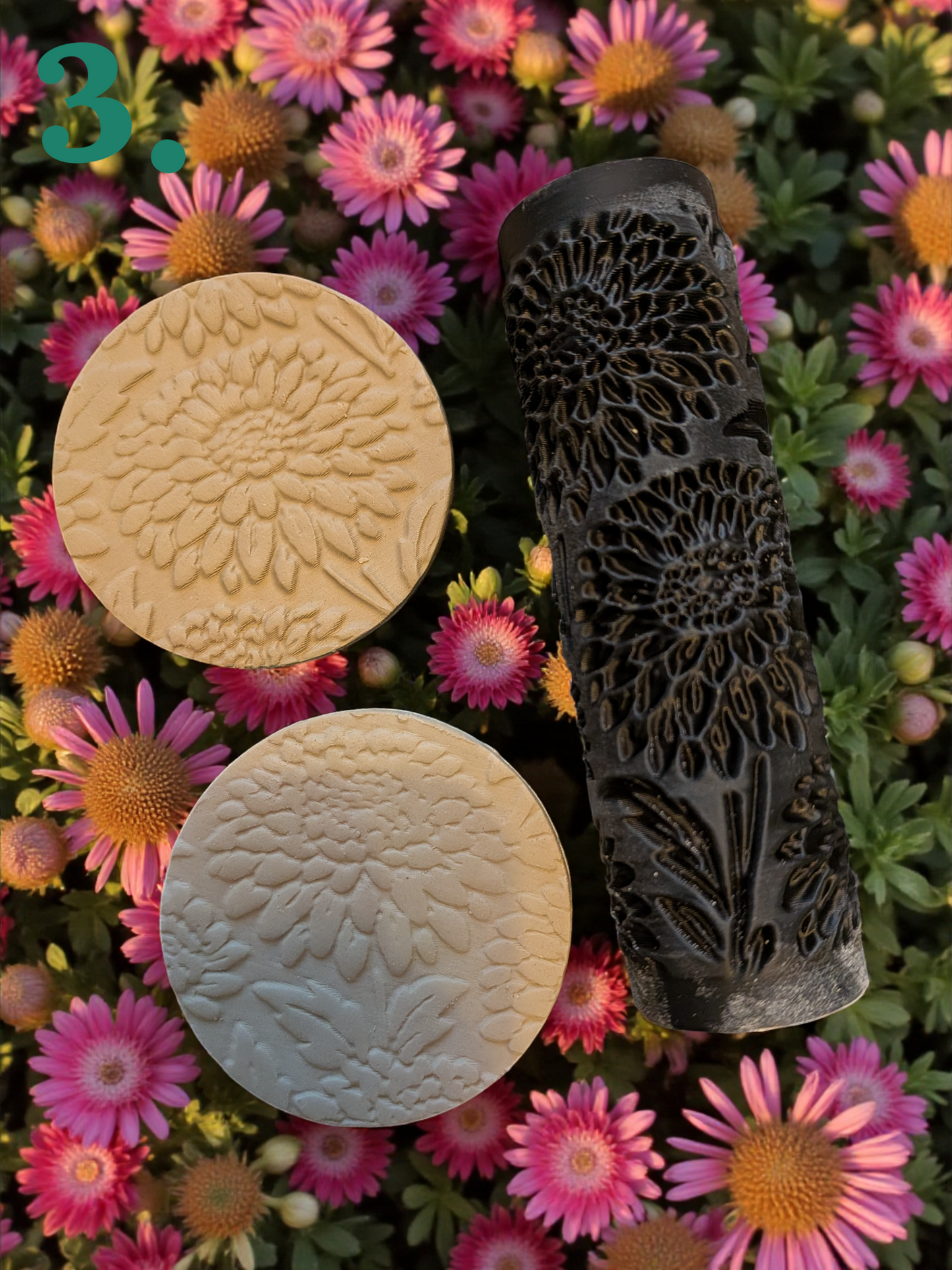 Kesäkukat kuviokaulinkokoelma