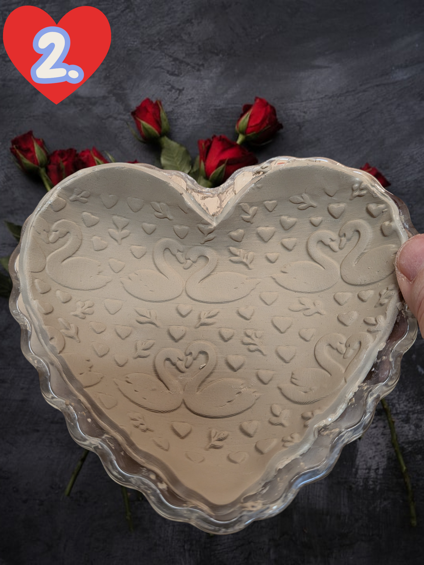 Valentines Texture Rollers – Decorative Valentine's Day Patterns for Clay