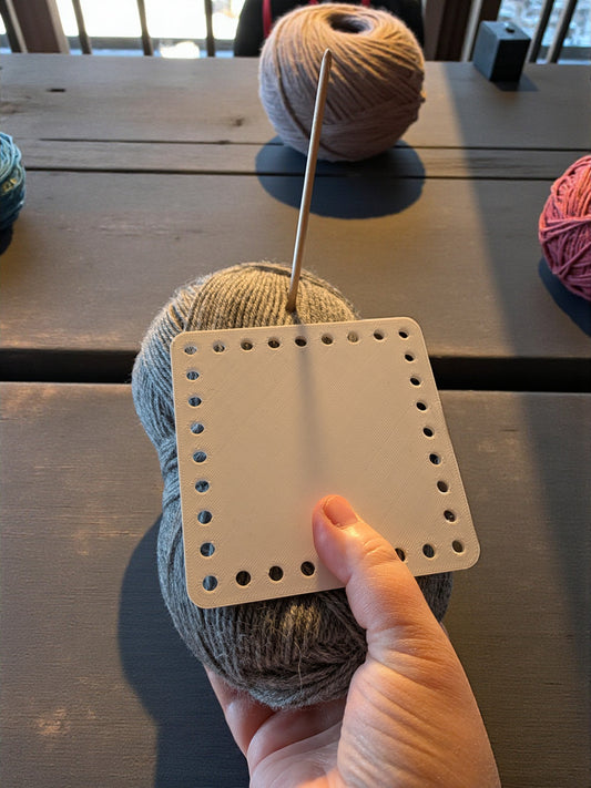 Square shaped 3D-printed Crochet Base – Craft Board