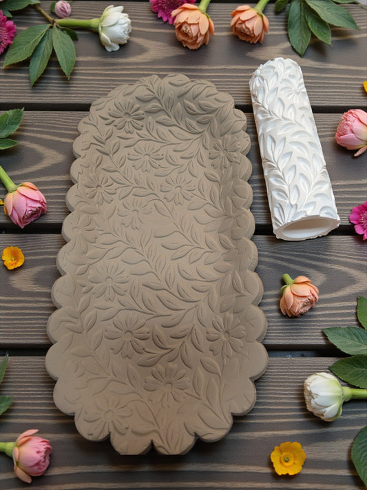 Daisy pattern roller
