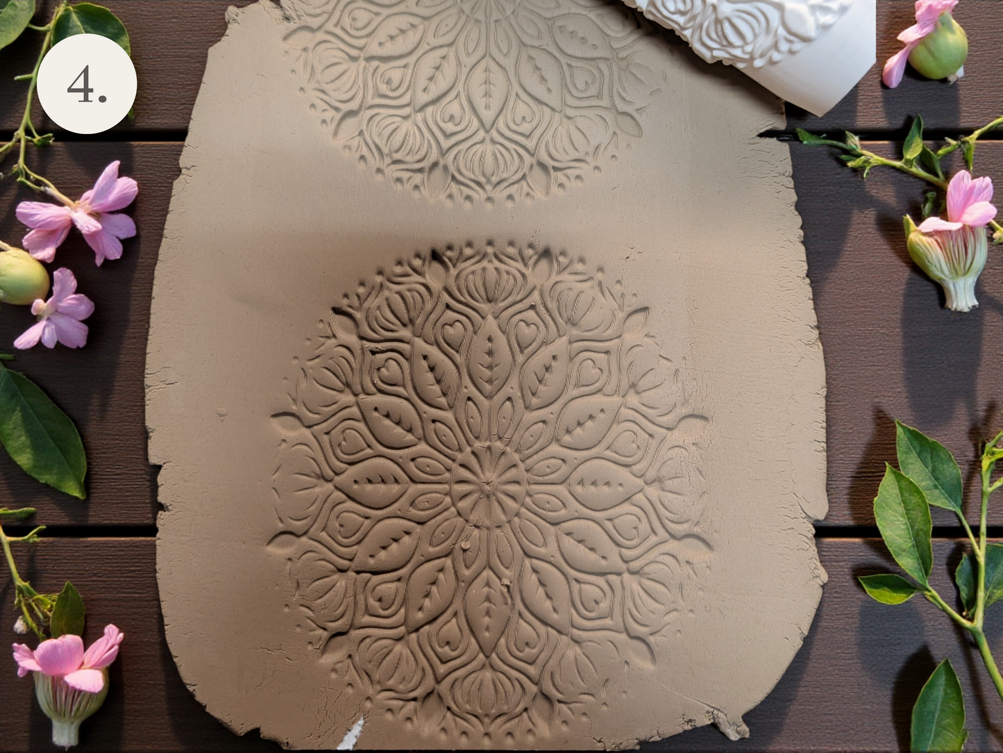 Henna Texture Rollers – Decorative Floral Patterns for Clay