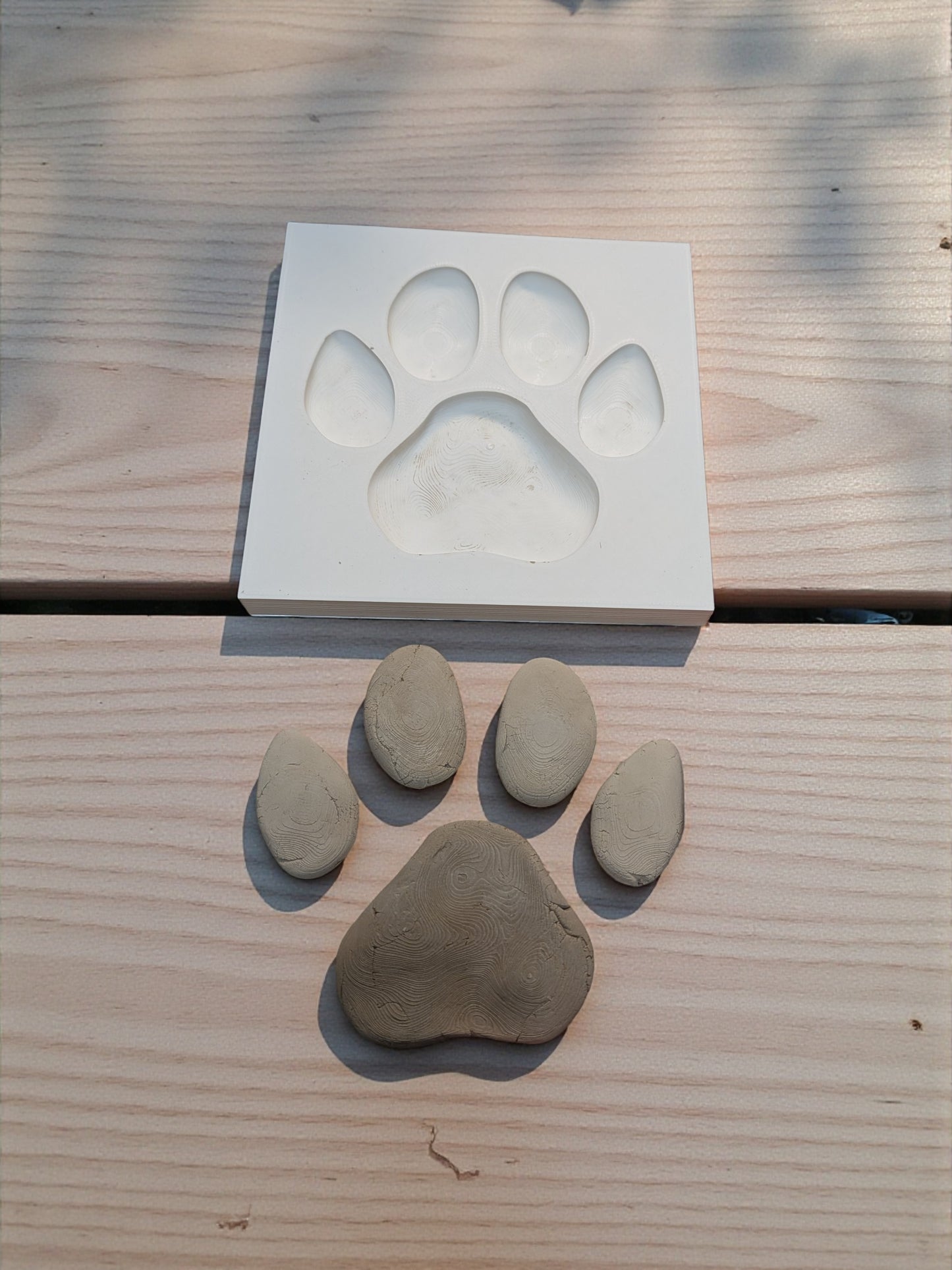 Dog Paw Print Mold