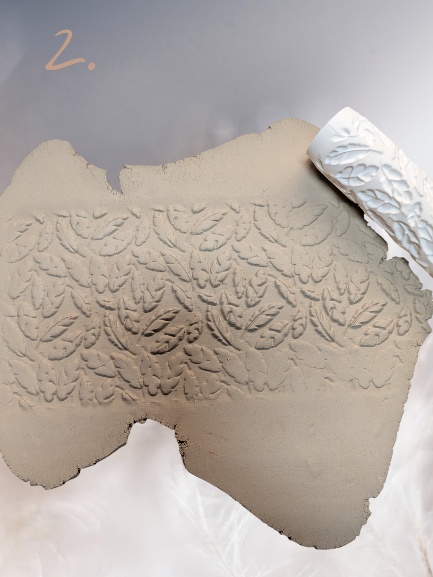 Bohemian Texture Rollers – floral, whimsical, feathers, celestial Patterns for Clay