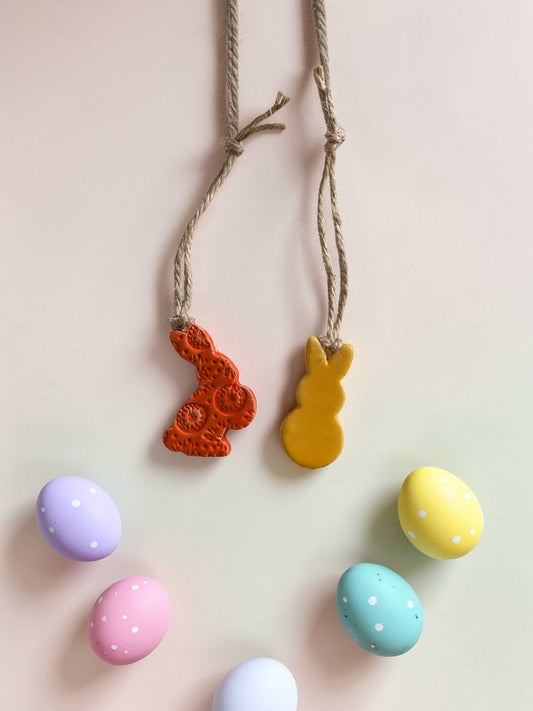 Ceramic Easter Figures – Set of 2