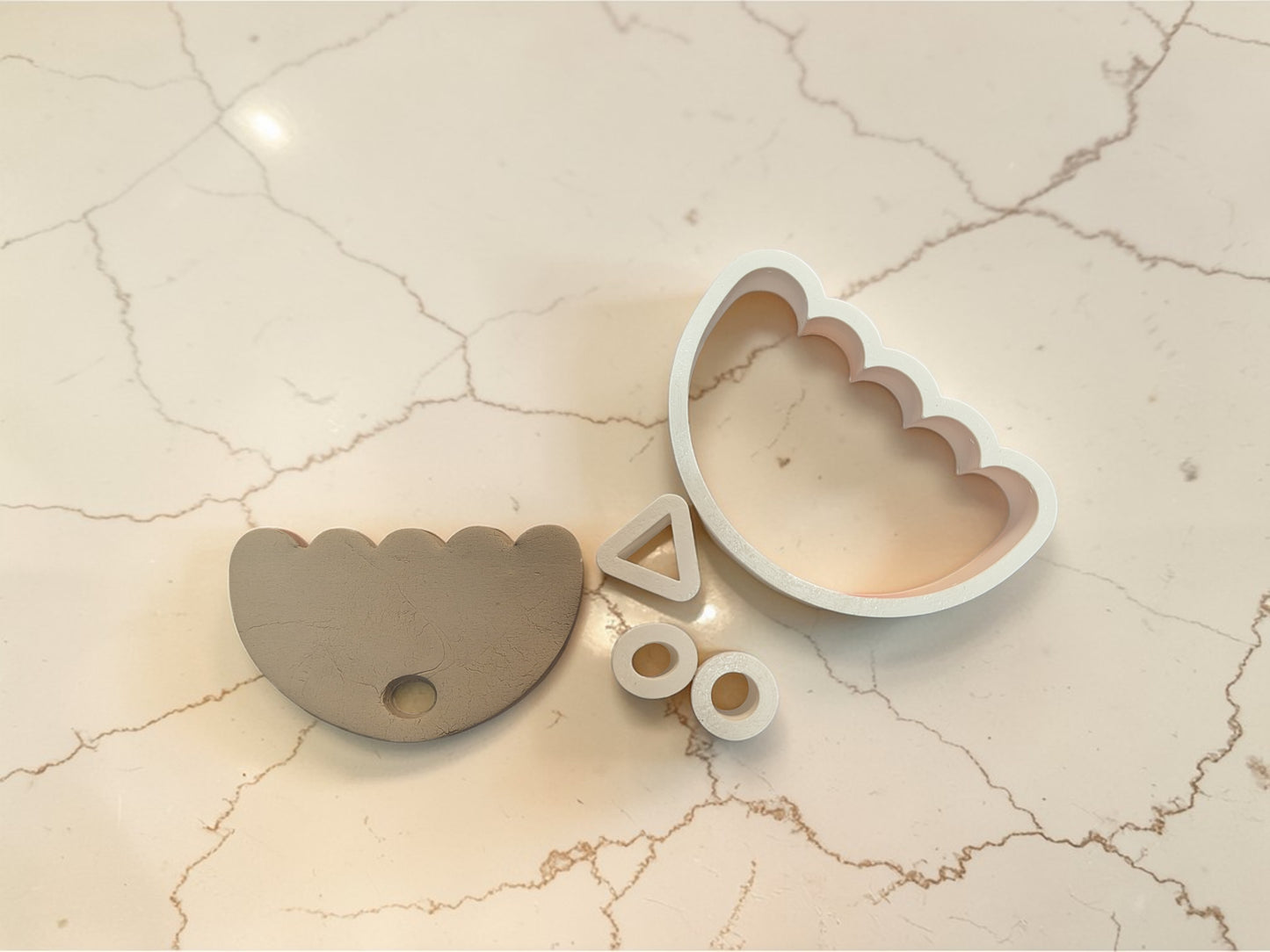 Ceramic Thermos Mug Lid Cutter Set – Straight or Scalloped + Drink Hole & Cat‑Ear Cutters