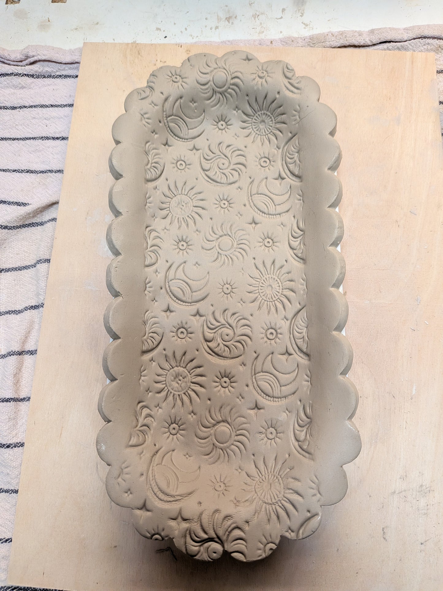 Bohemian Texture Rollers – floral, whimsical, feathers, celestial Patterns for Clay