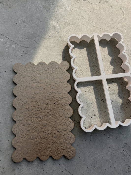 Suorakulmio Piparkakkureunainen Leikkuri - eri kokoja