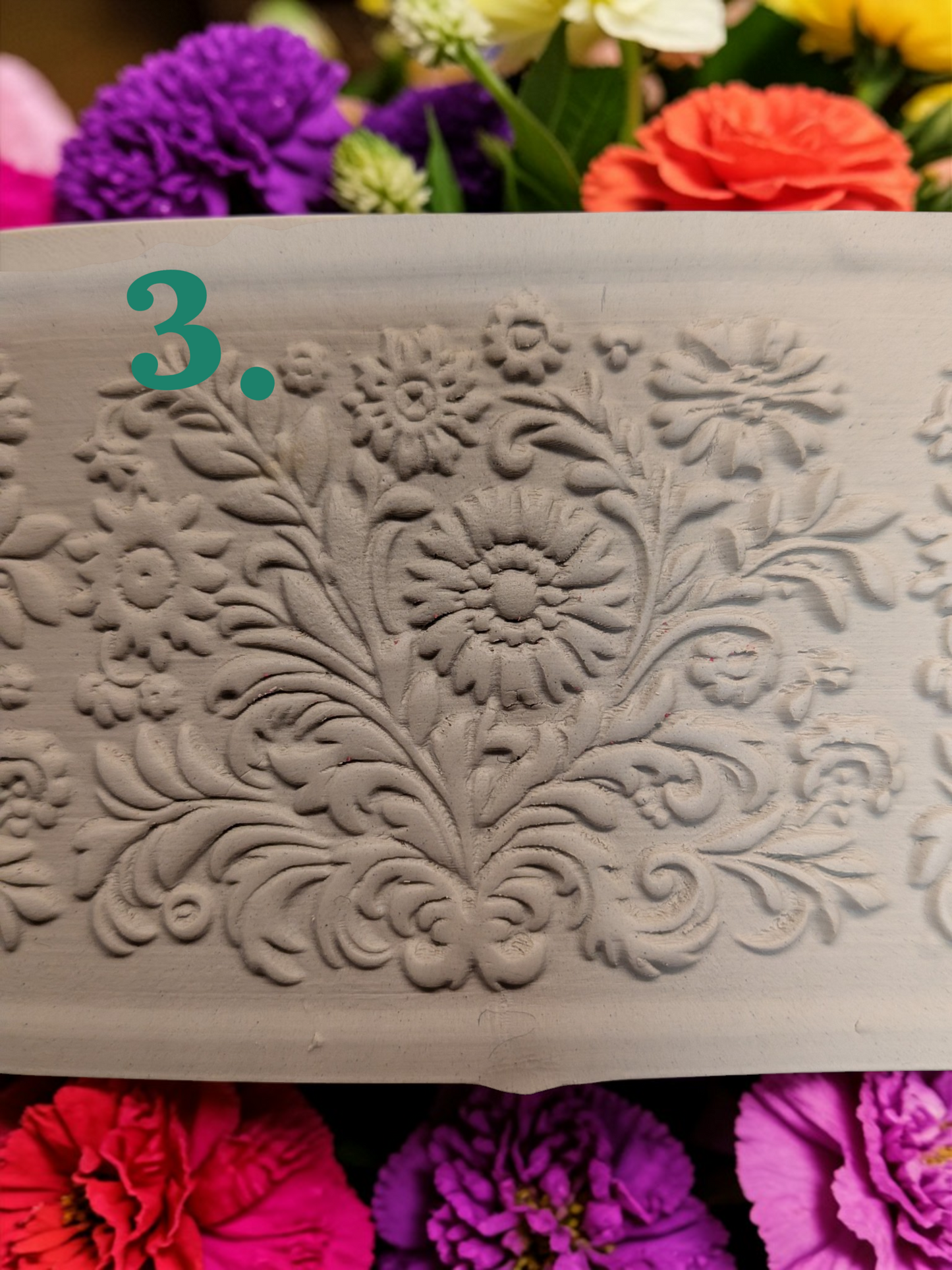Flower Power Texture Rollers – Decorative Floral Patterns for Clay