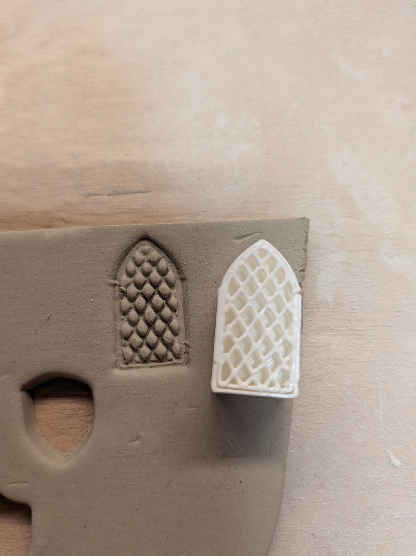 Castle Building Miniature Set - doors, windows and shields