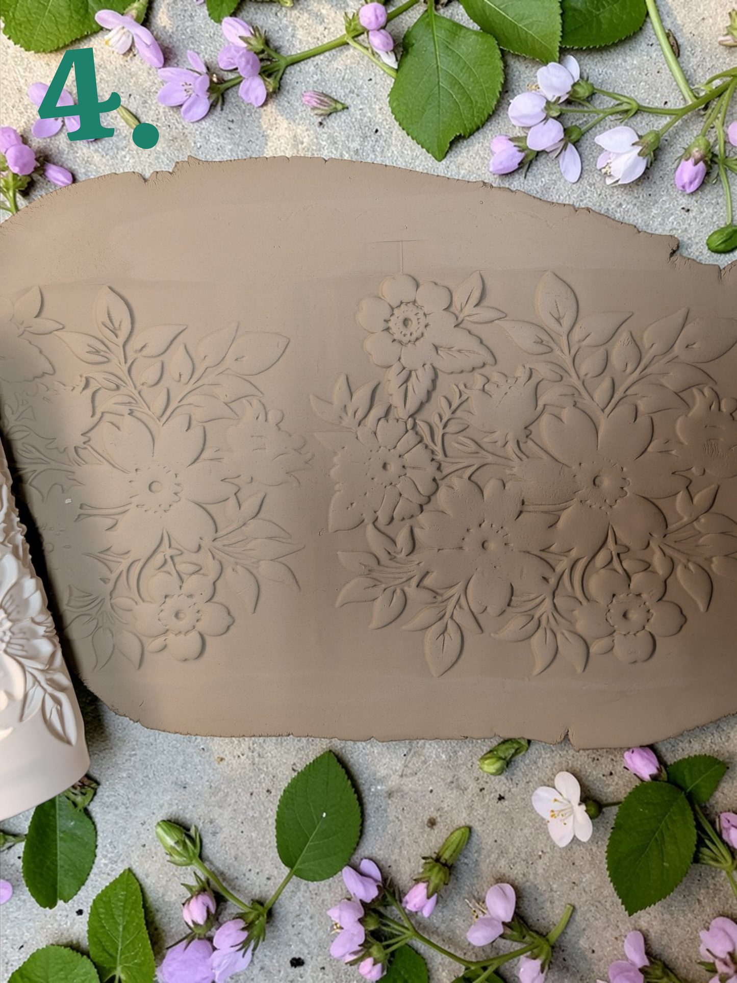Flower Power Texture Rollers – Decorative Floral Patterns for Clay