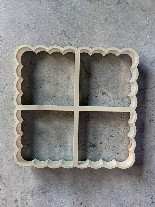 Neliö Piparkakkureunainen Leikkuri - eri kokoja