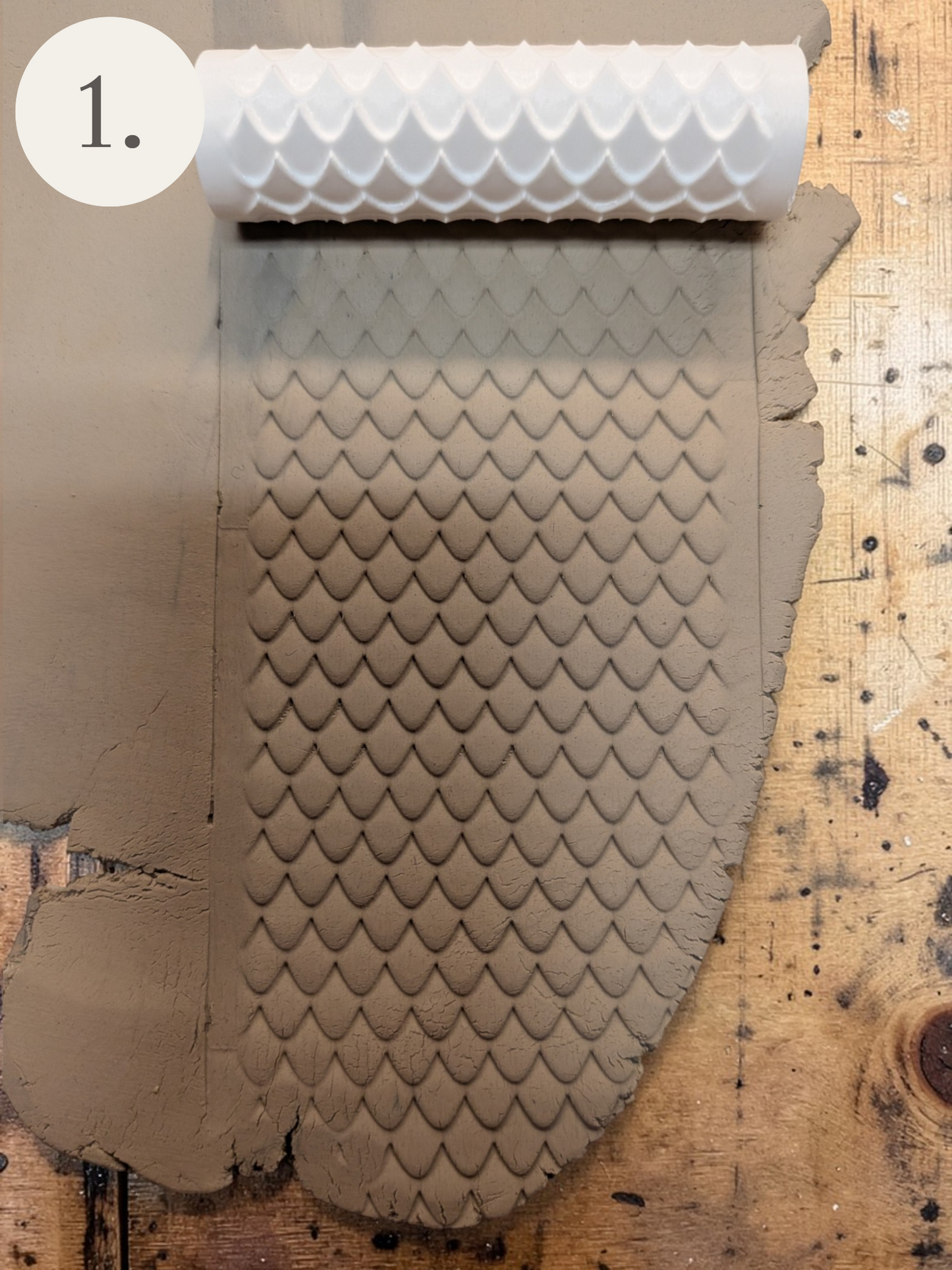 Scale Pattern Texture Rollers for Clay – 4 Unique Designs