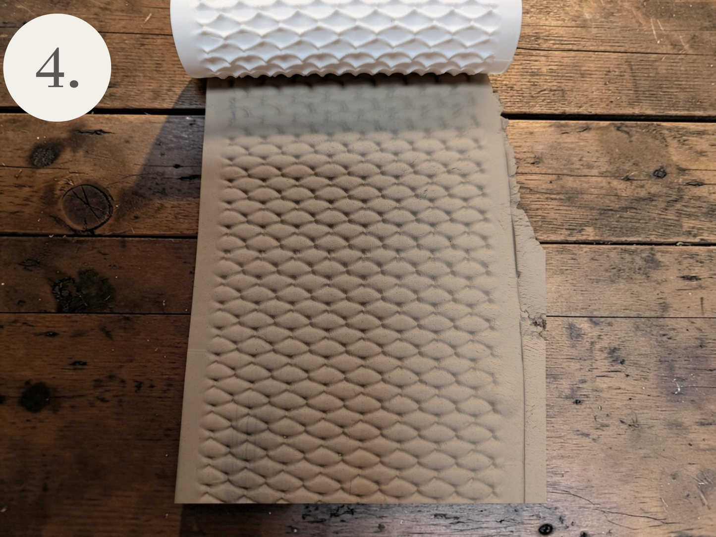 Scale Pattern Texture Rollers for Clay – 4 Unique Designs